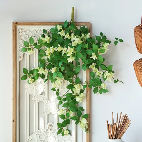 Hanging silk plum triangle decoration - vue 6 sur 6