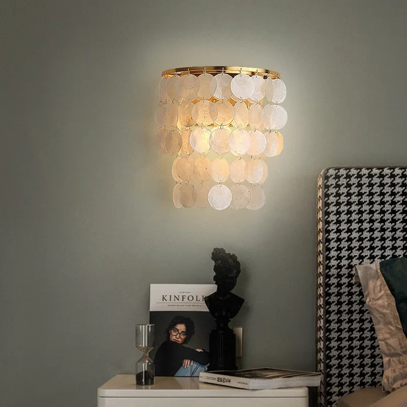 Modern wall light for weddings and bedside decoration