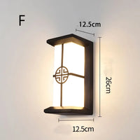 European design LED outdoor wall light for garden modern lighting