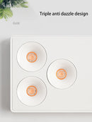 Brgt surface-mounted aluminium cob LED spotlight for modern interiors