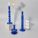 Modern decorative glass candle holder for events and home decor