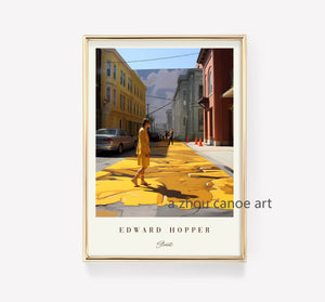 Edward Hopper Art Library Posters Modern Art Wall Decor