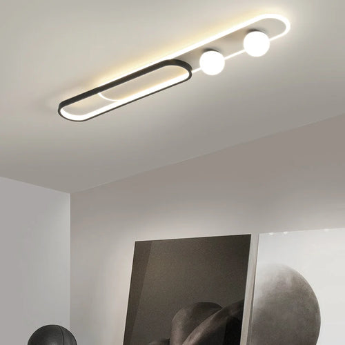 Modern LED ceiling light for foyer, hotel lobby and home - vue 2 sur 18