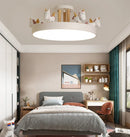 Colourful LED ceiling light for children's room safe decorative lighting
