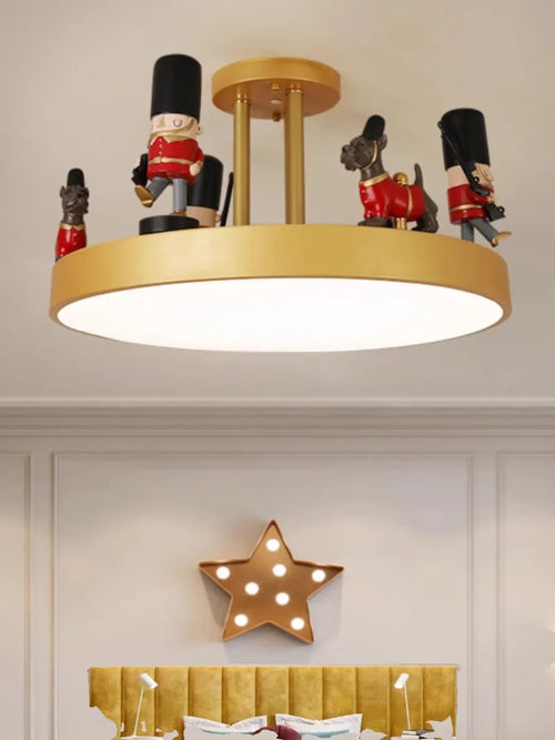 Creative LED ceiling light for children nordic design eye protection - vue 2 sur 7
