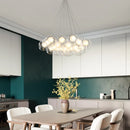 Modern bubble glass LED chandelier for shops