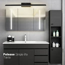 Modern waterproof LED wall light for mirror, rotatable and bright