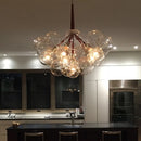 Modern glass chandelier for interior decoration