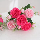 Artificial peony bouquet for indoor floral decoration
