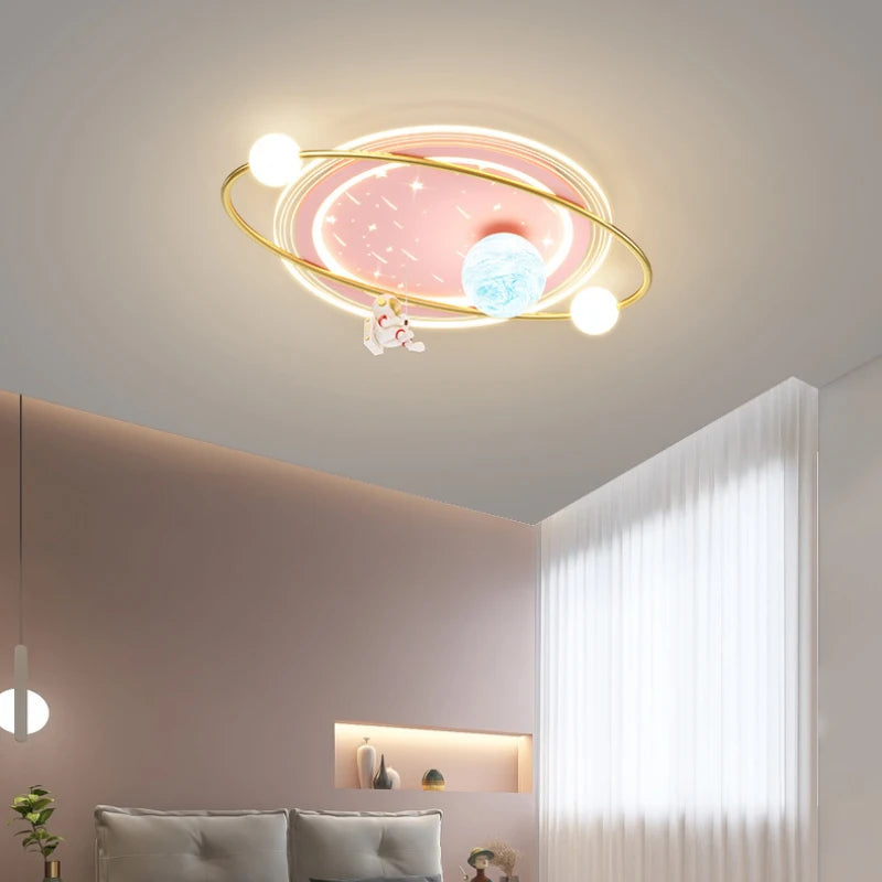 Children's astronaut ceiling light modern creative LED