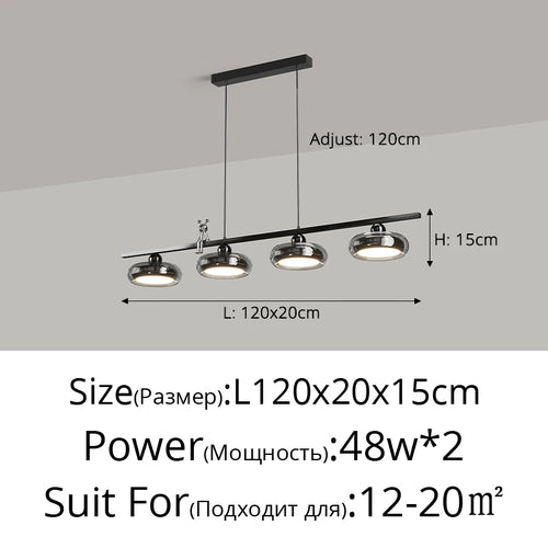 Italian minimalist pendant light for modern indoor lighting - vue 14 sur 14