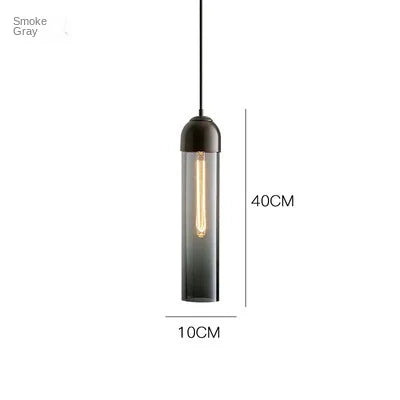 Modern glass LED pendant light for creative interiors - vue 12 sur 12