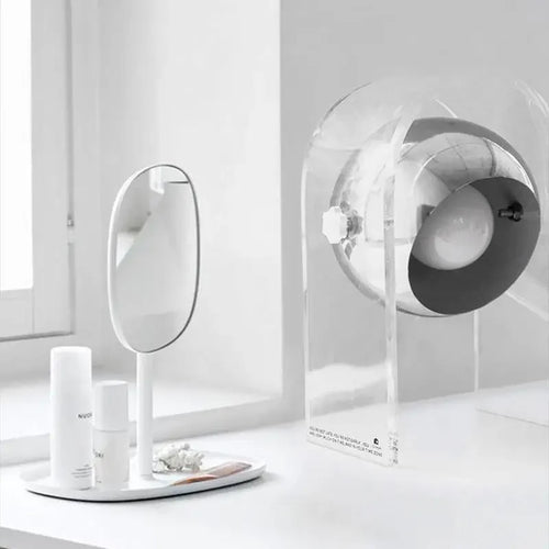 Modern acrylic designer bedside lamp for contemporary interiors - vue 5 sur 7