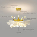 Modern crystal chandelier for a romantic and cosy decor