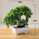 Decorative artificial bonsai plants for weddings and Halloween