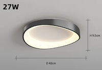 Modern nordic circular LED chandelier, creative design