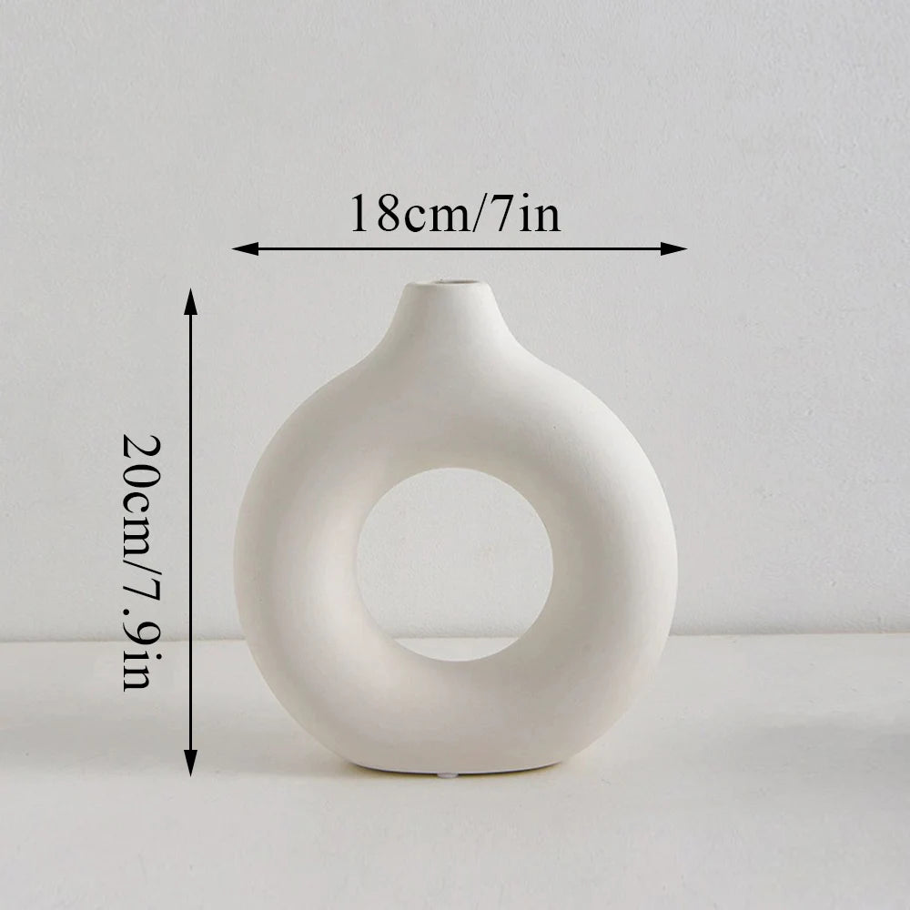 minimalist plastic vase for wedding decoration