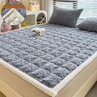 soft lambskin velvet mattress topper for students and dormitories