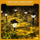 Waterproof outdoor solar LED lamp for garden path and courtyard