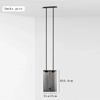 Modern Italian design glass LED pendant light