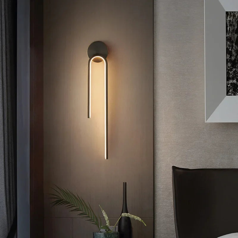 Modern LED wall light for elegant interior decor
