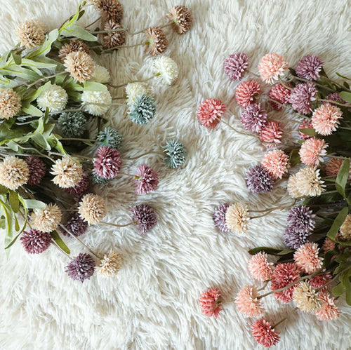 Artificial dandelion flowers wedding bouquet valentine's day gift - vue 7 sur 15
