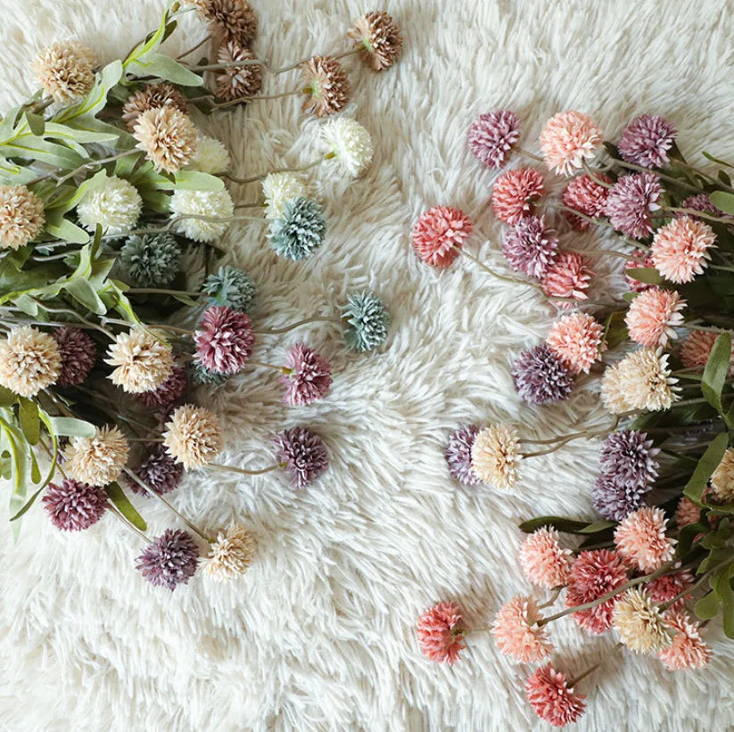 Artificial dandelion flowers wedding bouquet valentine's day gift - vue 6 sur 15