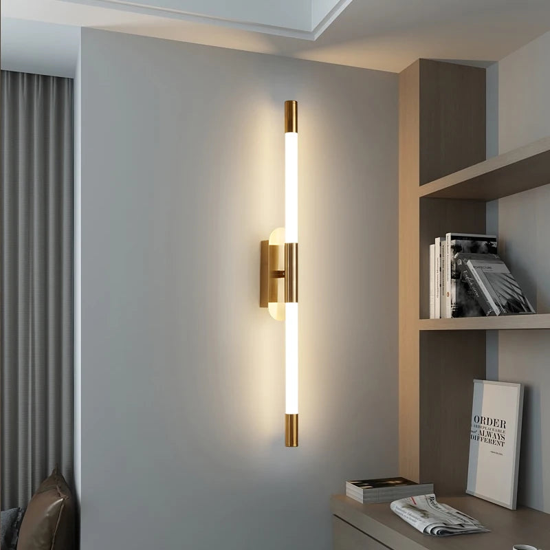Modern double-headed minimalist and creative LED wall light