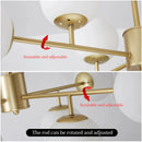 Nordic glass chandelier modern pendant light for interior decor
