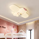 Cute astronaut LED ceiling light for children's room