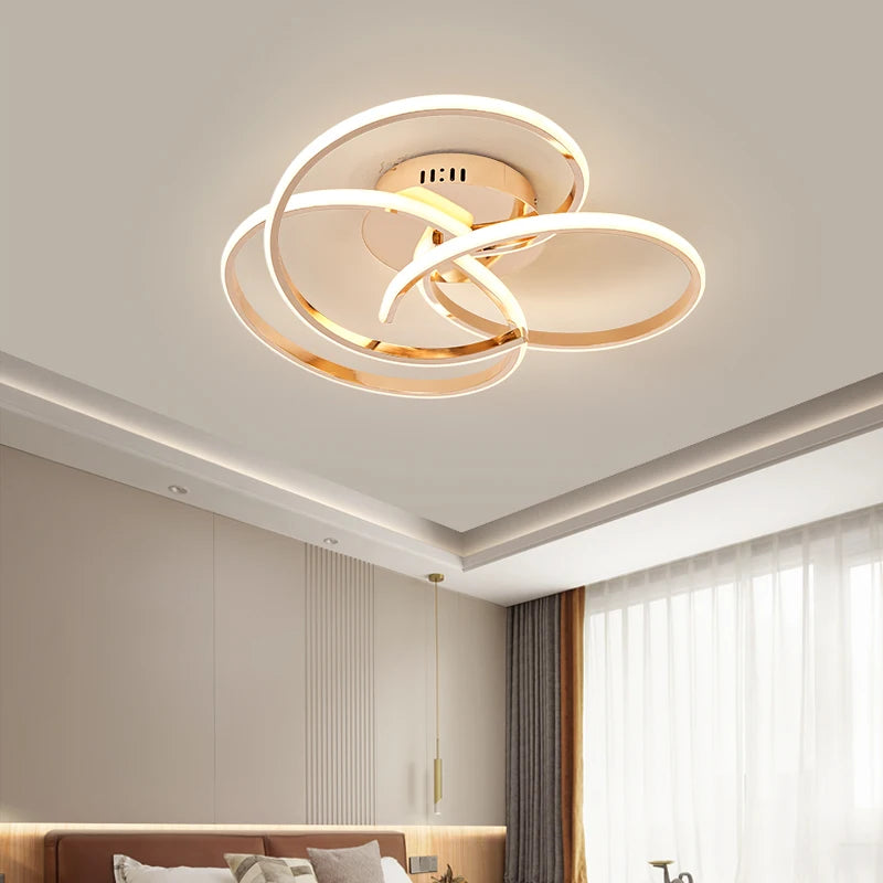 Modern creative design LED ceiling light for indoor use - vue 4 sur 13
