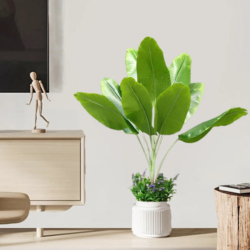 Large artificial banana plants for indoor and outdoor decoration - vue 2 sur 6