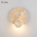 Japanese design stone wall light for interior decoration