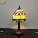 Tiffany-style stained glass bedside lamp for elegant decor