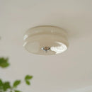 designer glass ceiling light for elegant modern lighting