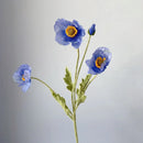 Artificial poppy flower bouquet for home, garden, and party decoration