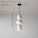 Minimalist Japanese artistic creative glass LED chandelier
