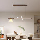 modern wooden chandelier creative pendant light for home decor