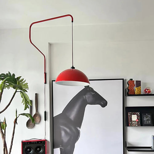 Nordic retractable LED swing wall light for elegant interiors - vue 7 sur 7