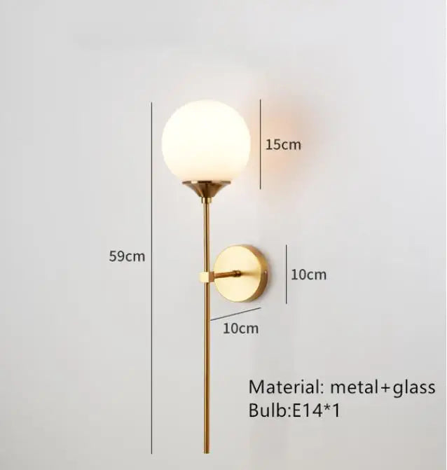 Nordic glass chandelier with adjustable cord for home decoration