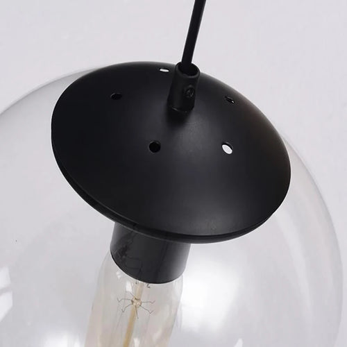 Minimalist nordic modern glass ball pendant light - vue 5 sur 5