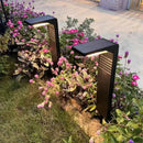 Solar garden light outdoor waterproof LED pathway bollard 2200mAh