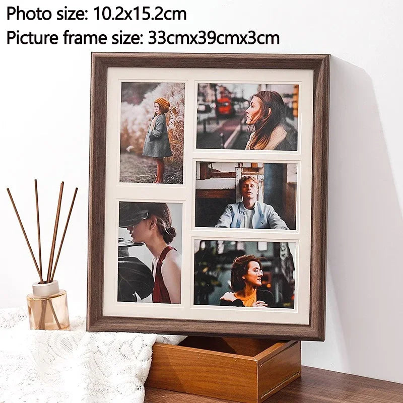 Solid wood display stand for decorative wedding photo frames - vue 9 sur 10