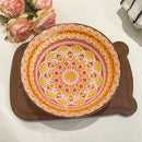 Bohemian ceramic ramen and soup bowl set 20 cm