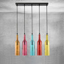 Modern nordic creative beer bottle chandelier