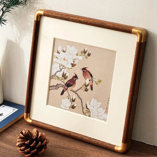 Solid wood photo frame for elegant wall decor - vue 4 sur 7