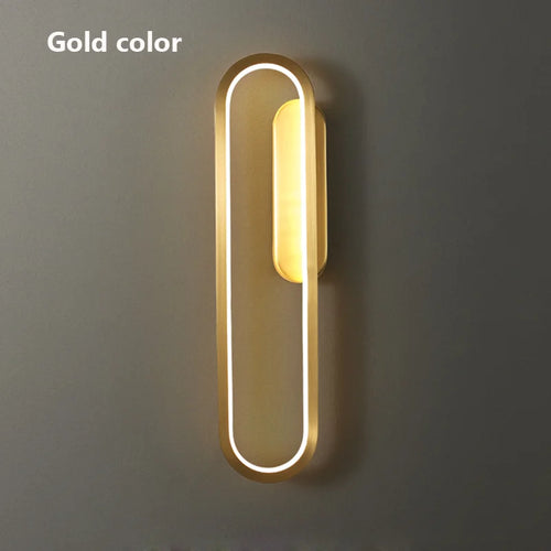 Modern nordic copper indoor wall light - vue 9 sur 8