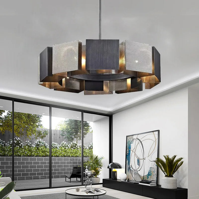 Modern LED pendant chandelier for luxury home