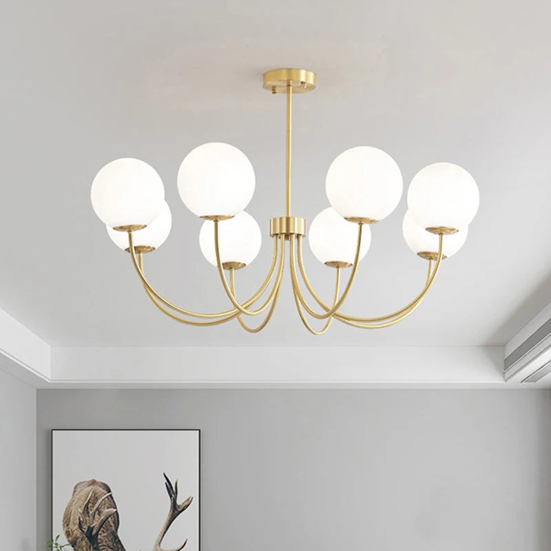 Modern glass chandeliers pendant lights