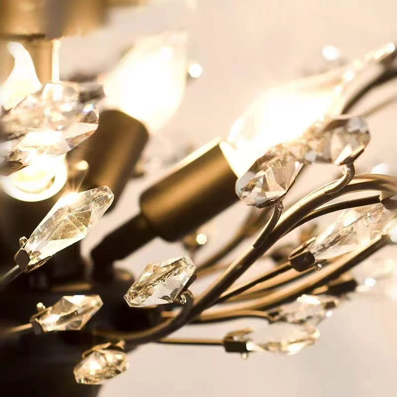 Retro crystal chandelier for creative and original shops - vue 6 sur 13